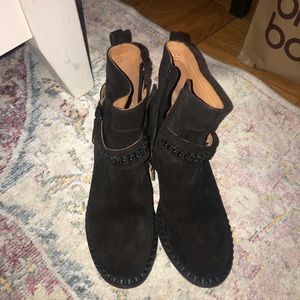 Gentle souls suede ankle boots